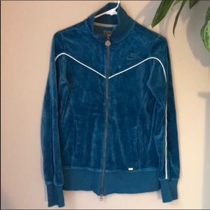 Vintage 90’s Nike Velour ZIP Up Jacket